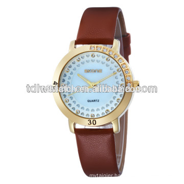 SKONE 9285 quartz movt bling lady watches